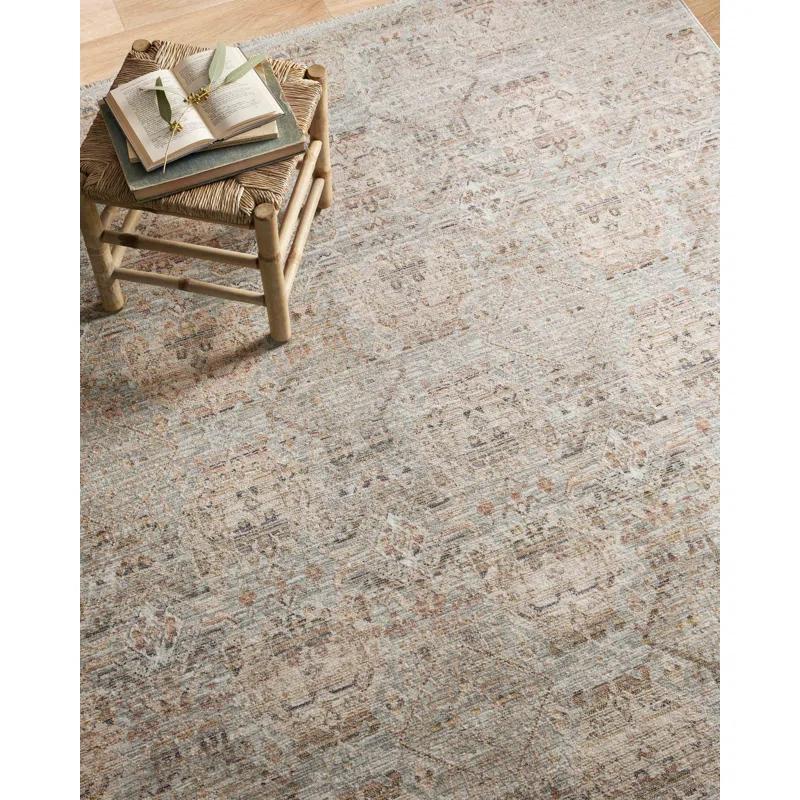 Zuma Rug by Amber Lewis x Loloi - Silver and Multicolor / 9'6" x 13'1"