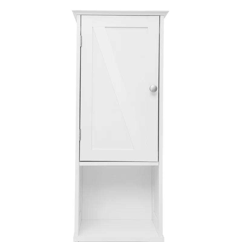 Flash Furniture Dune Farmhouse Freestanding Linen Tower with Shelves, Drawer, and Doors & Reviews | Wayfair