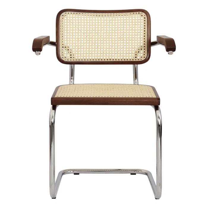 Breuer Chair Company Marcel Breuer Cesca Cane Cantilever Dining Armchair Arm Chair