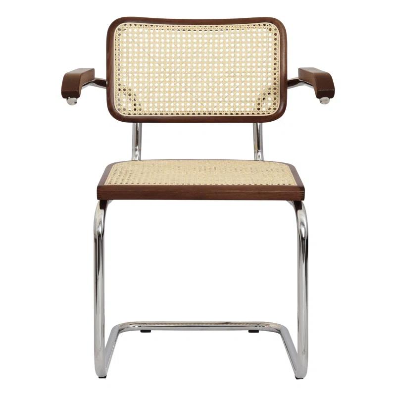 Breuer Chair Company Marcel Breuer Cesca Cane Cantilever Dining Armchair Arm Chair