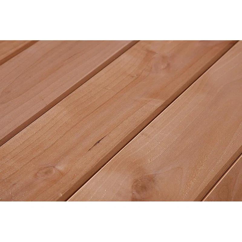 Lubann American 84'' Solid Wood Barn Doors Barn Door