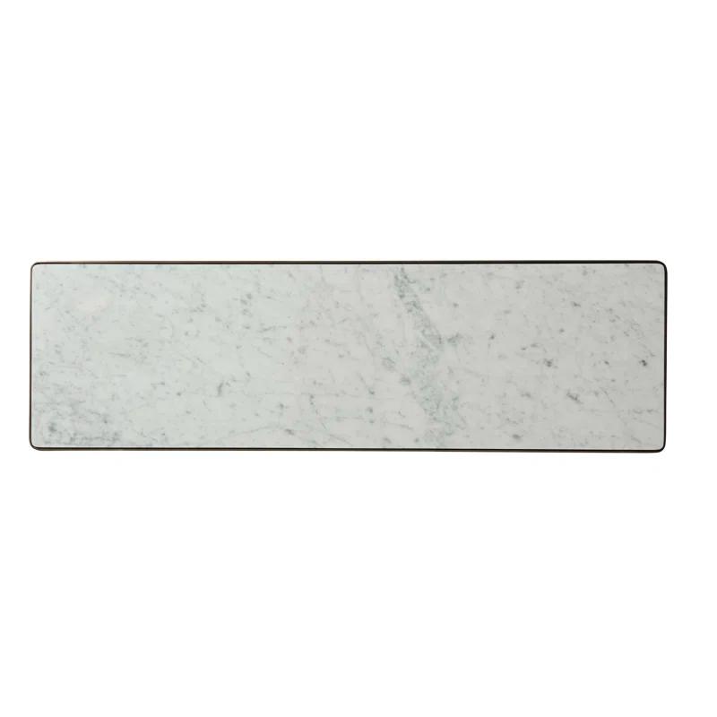 Theodore Alexander Cordell 54'' Marble Top Console Table