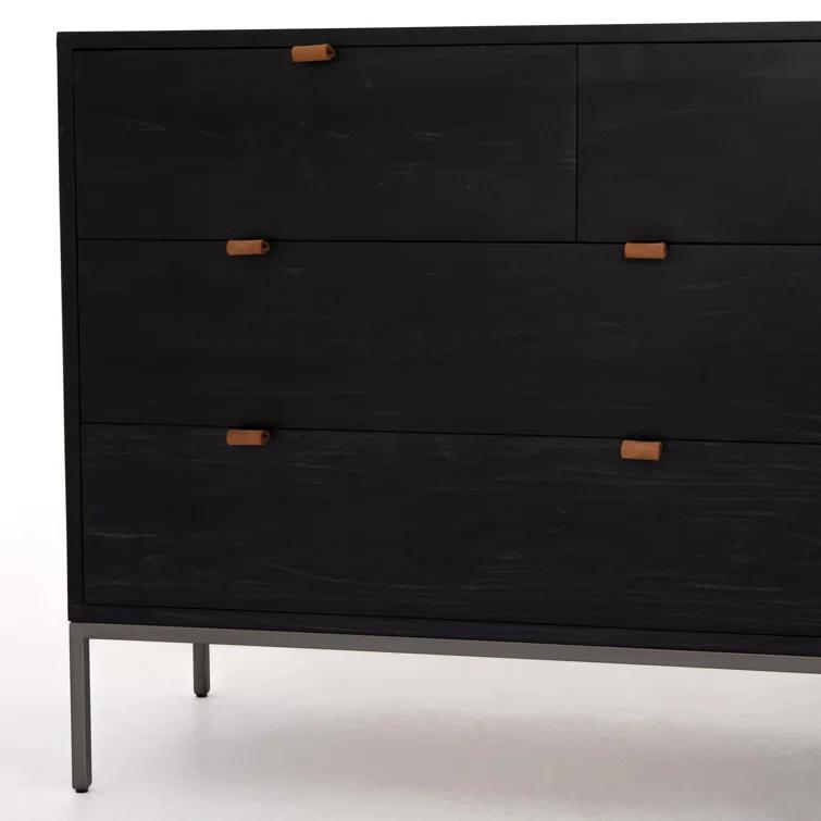 Rosamonde 7-Drawer Dresser - Black