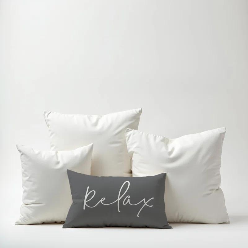 Designs Direct Creative Group Textual Indoor/Outdoor Throw Pillow