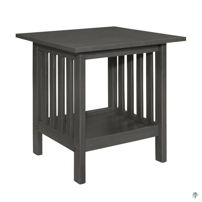 Red Barrel Studio® Classic Style Coffee Table And Two End Table Set Antique Gray Finish 3Pc Occasional Table Set Wooden Transitional Living Room Furniture (Set of 3)