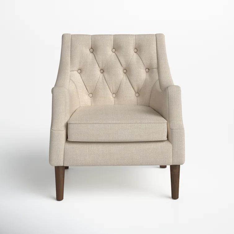 Anatonia 29.25" Wide Tufted Wingback Chair