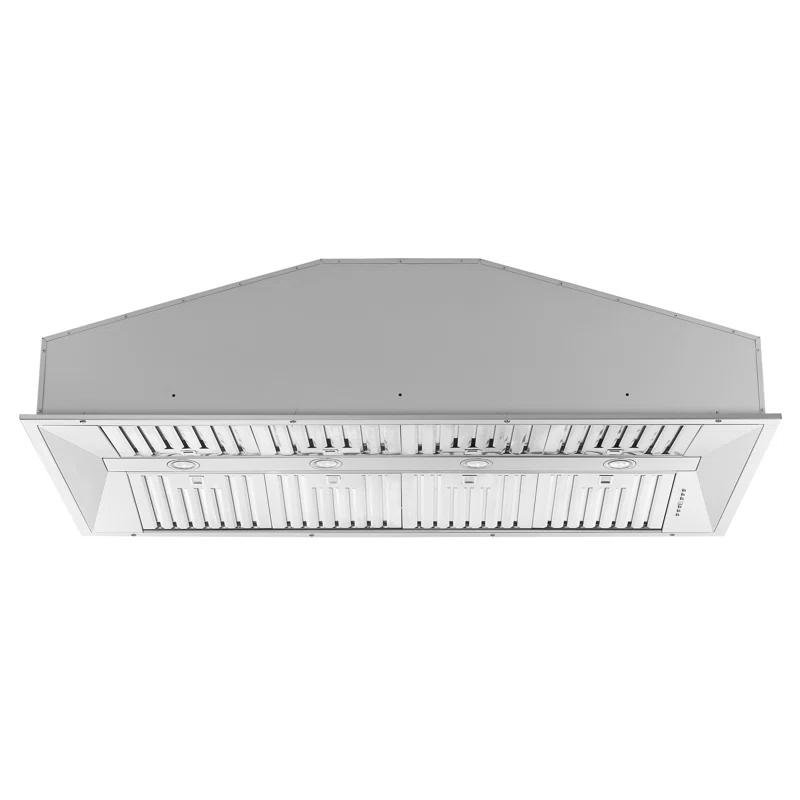 Forno Altilia 60-inch Insert Range Hood, 1200 CFM Double Motor, 4 Speed Control, All Stainless Steel FRHRE5337-60