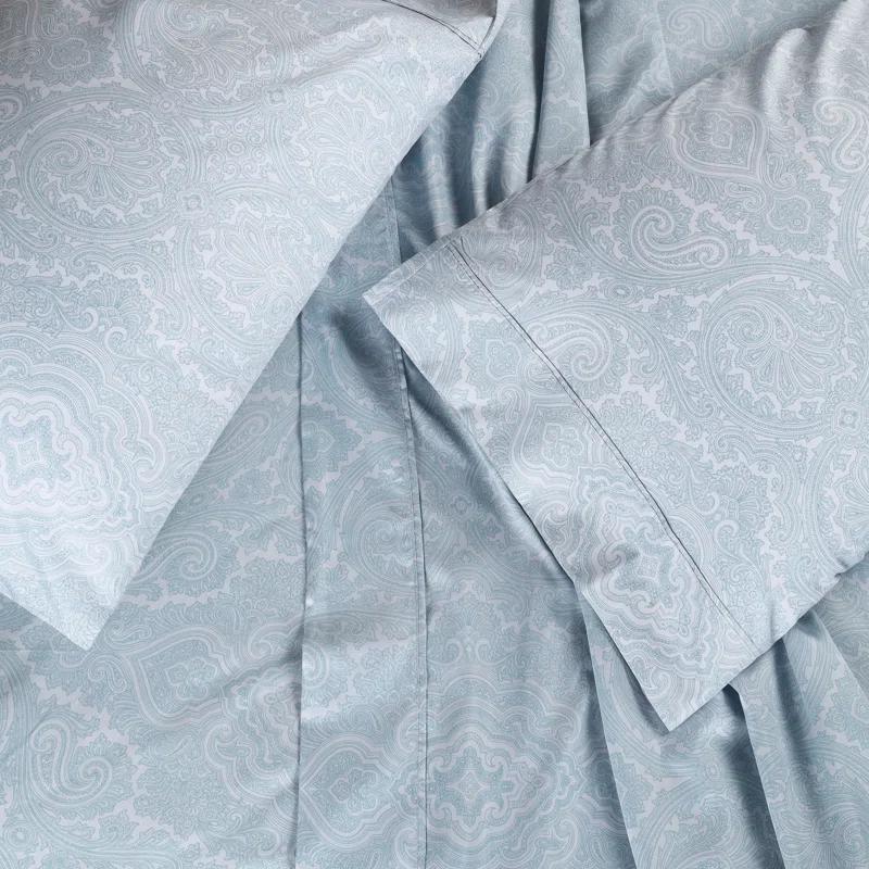 Superior Classic Paisley 600 Thread Count Cotton Blend Sateen Sheet Set