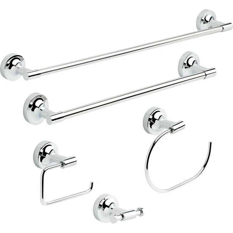 Franklin Brass VOI24-PC Voisin 24 in. Towel Bar Bath Hardware Accessory