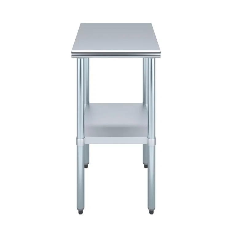 Amgood 24 in. x 18 in. Stainless Steel Table