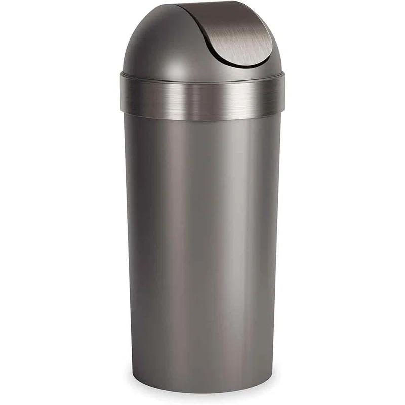 Umbra Venti Plastic Swing Top Trash Can - 16 Gallons