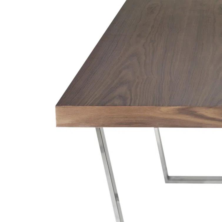Benjara Metal Base Dining Table