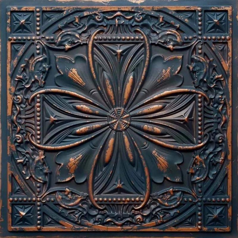 FromPlainToBeautifulInHours Milan 2 Ft. x 2 Ft. Drop-In or Glue-Up PVC Ceiling Tile & Reviews | Wayfair