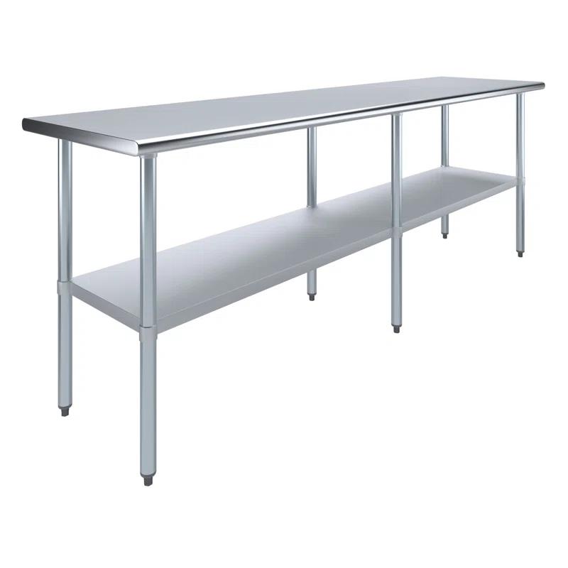Amgood Stainless Steel Top Workbench
