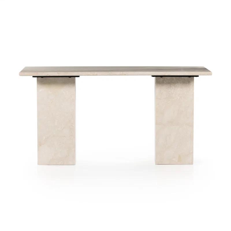 Leonel Desk - Cream Marble