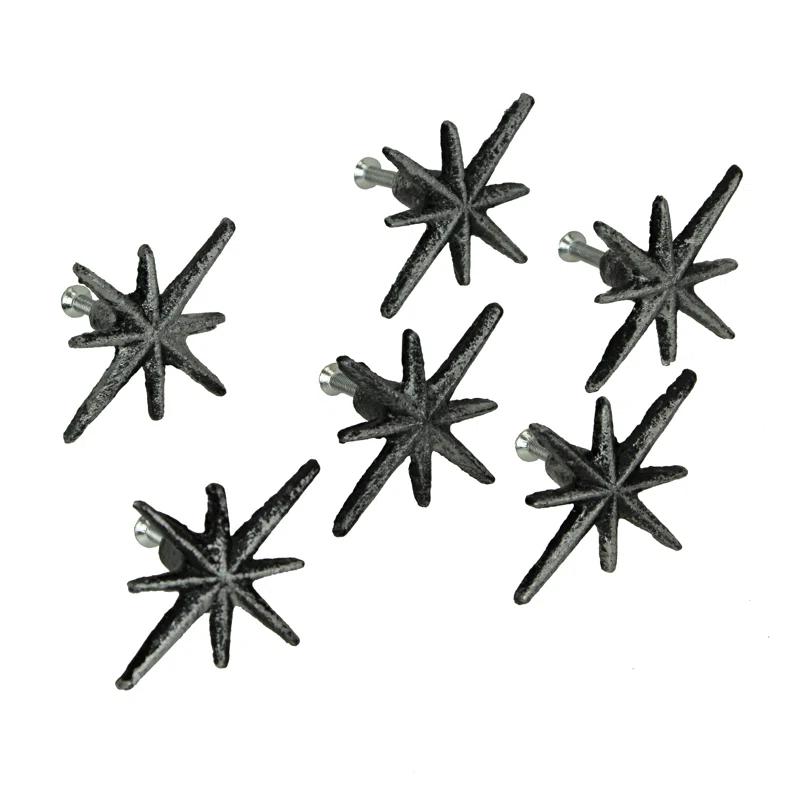 Zeckos Oversized Hand Painted 2 1/4" Novelty Knob Multipack (Set of 6)