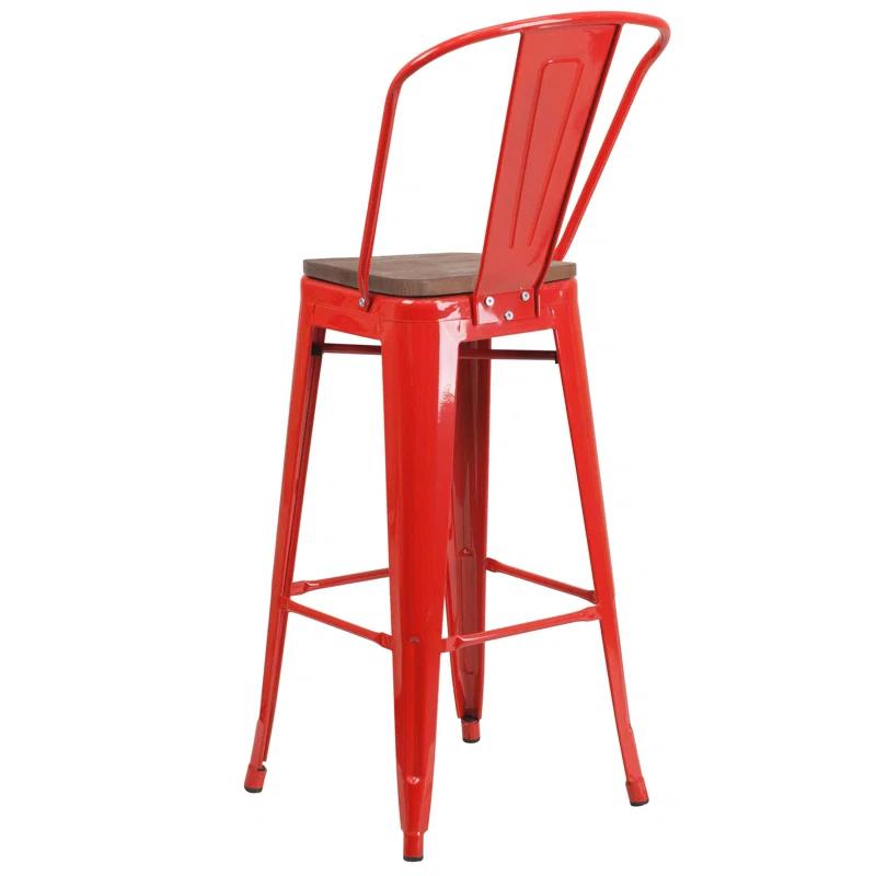 Flash Furniture Steel Outdoor Stool