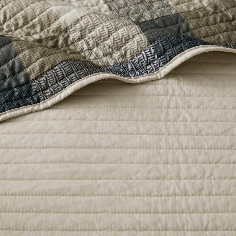 Madison Park Ridge 3 Piece Reversible Plaid Daybed Cover Set