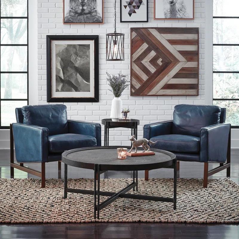 Classic Home Chad Leather Armchair