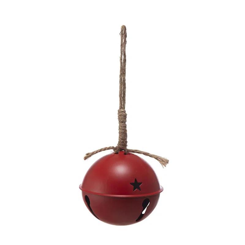 A&B Home 4"Dia. Bell Ornaments - Set of 12 - Red (Set of 12)