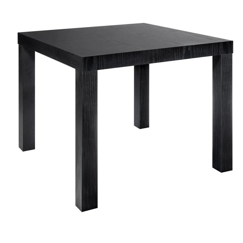 DHP Parsons End Table, Black Oak