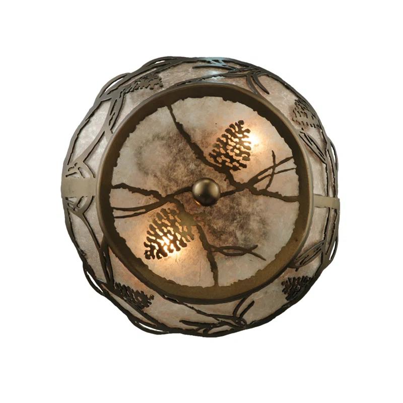 Mica Semi Flush Mount