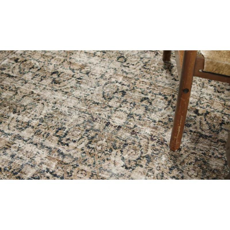 Amber Lewis x Loloi Amber Lewis x Loloi Morgan Navy / Sand Area Rug feat. CloudPile