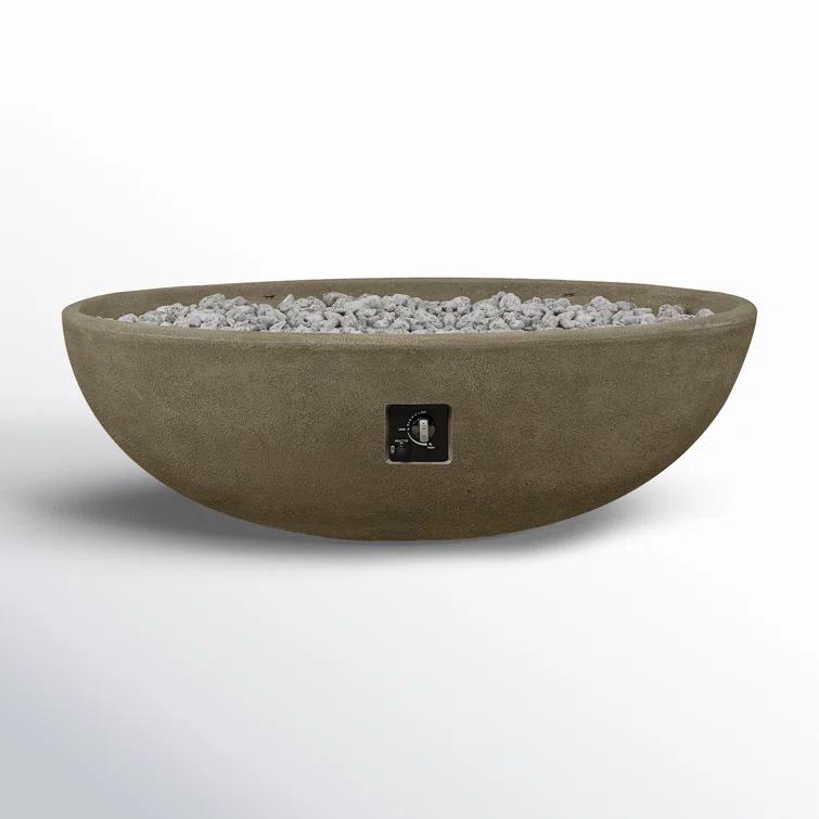 Fernanda Fire Bowl - Shale / Oval