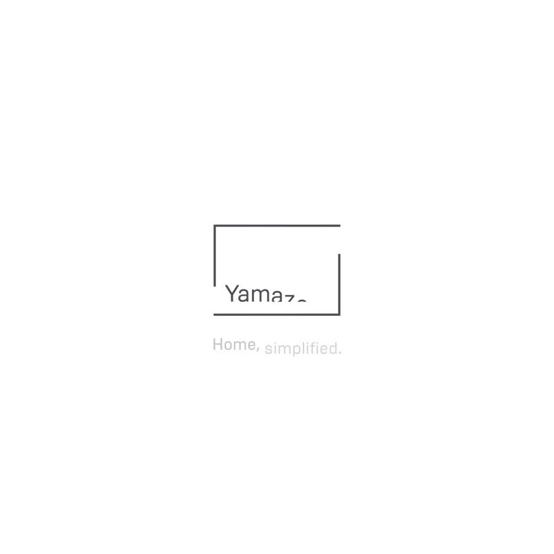 Yamazaki Tosca White Dish Rack with Wood Handles