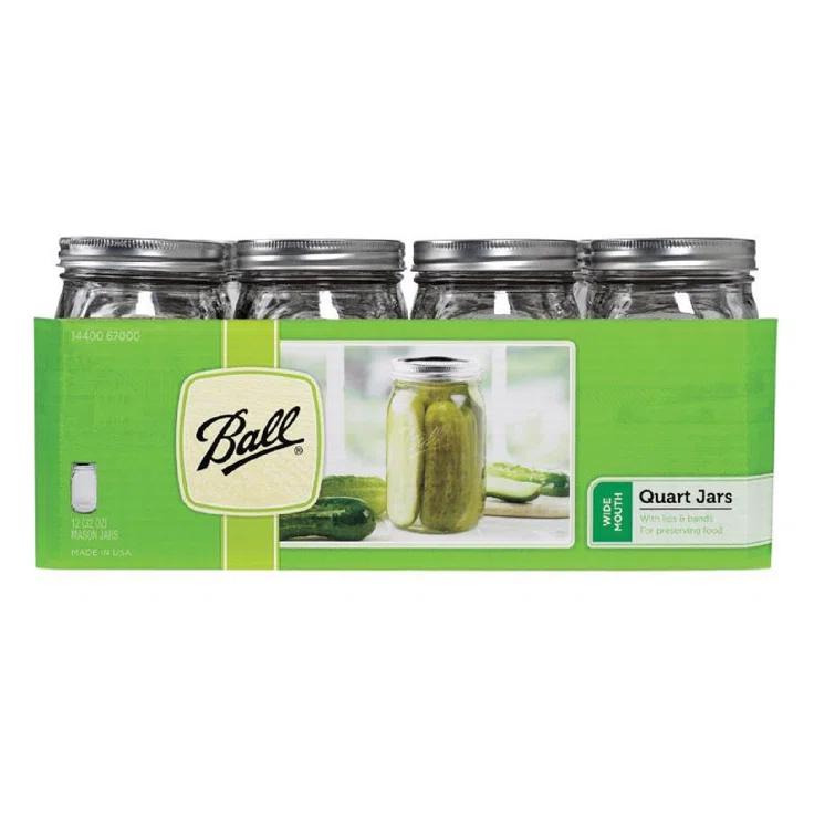 Ball Glass Jar - Set of 12