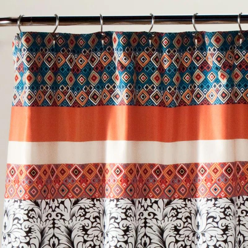 Lush Decor Boho Stripe Striped Shower Curtain