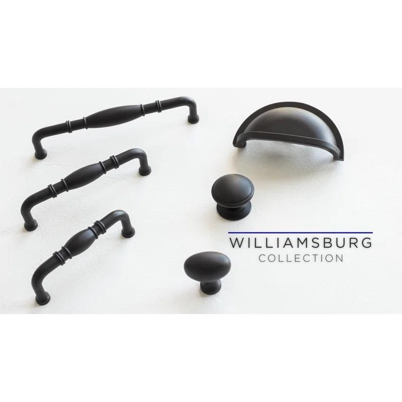 Hickory Hardware Williamsburg Collection Appliance Pull - 18" Center to Center Cabinet Pull Black Nickel Vibed - Farmhouse Hardware for Drawers & Cabinets