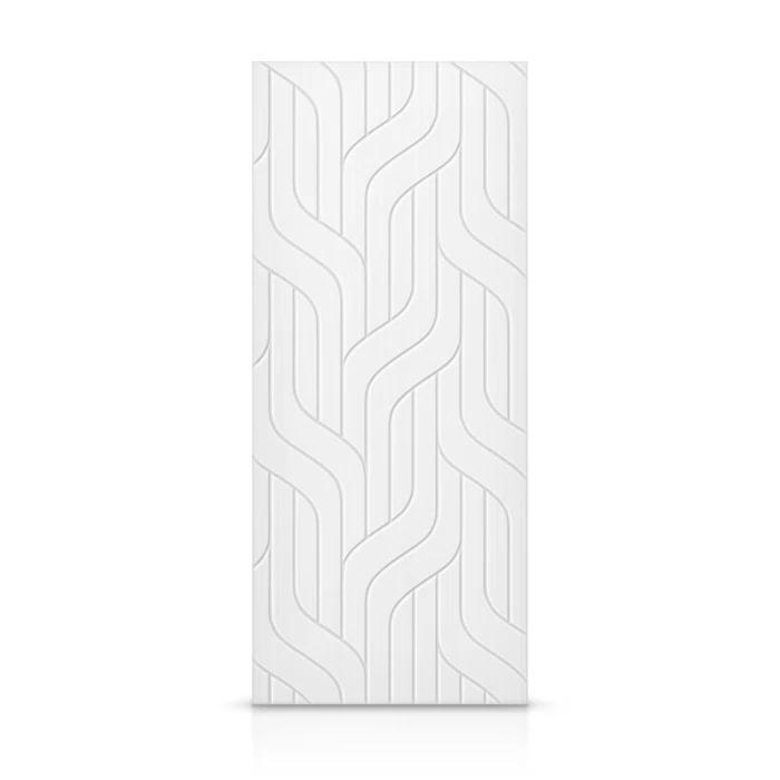 Calhome Hollow Paneled Painted Slab Door