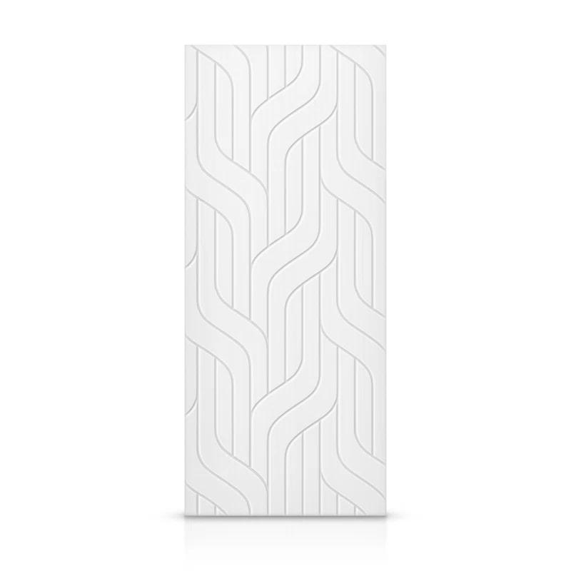 Calhome Hollow Paneled Painted Slab Door