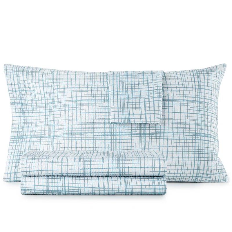 Shavel Home Products Seersucker Sheet Set