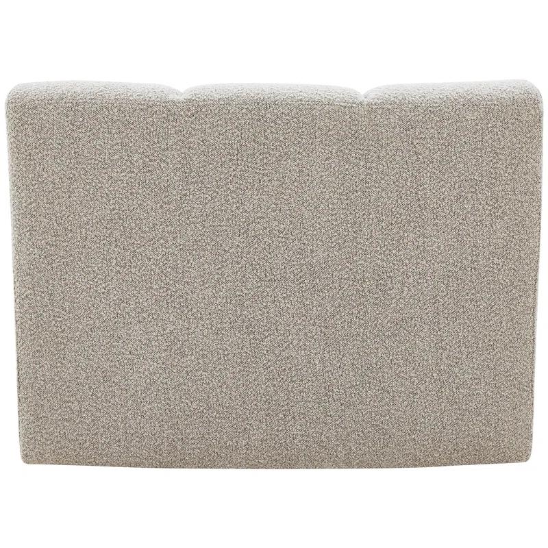 Everly Quinn Izen 43" W Boucle Fabric Modular Chair