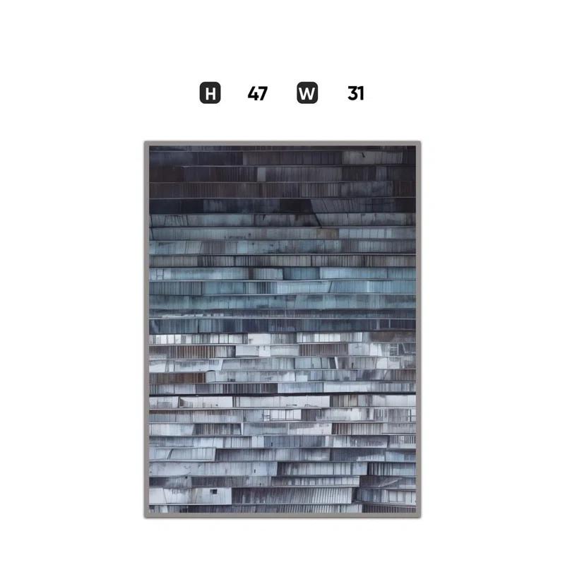 Aria Home Gradience Frameless Oil Painting Hand-Painted Large Canvas Wall Art 47"X31"