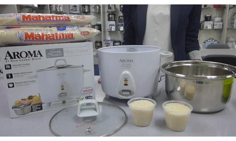 Aroma AROMA® Select Stainless® Pot Style Rice Cooker, Stainless Steel Inner Pot