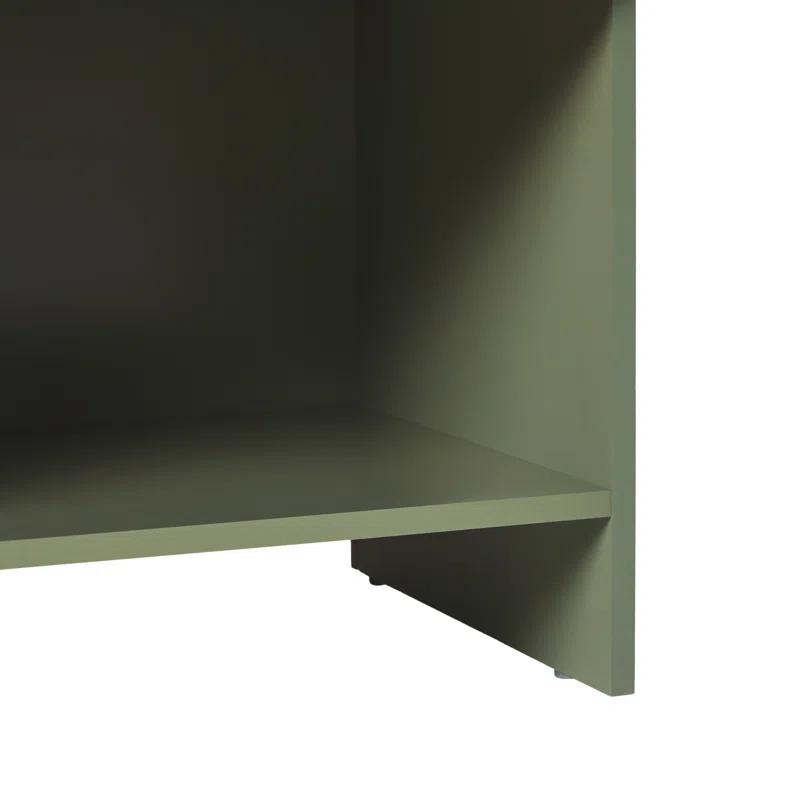 Jaqualine 1-Drawer Nightstand with Storage Cubby