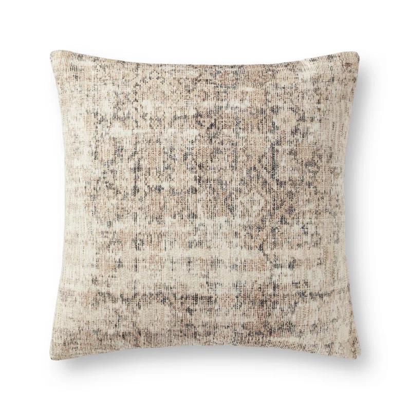 Larkspur Damask Throw Pillow