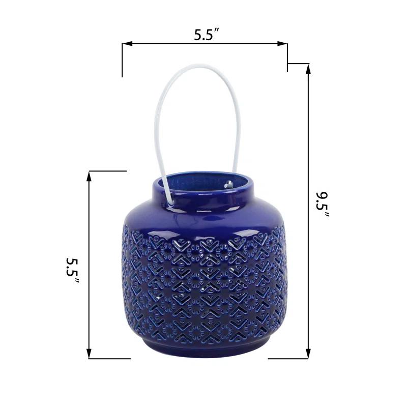 9.5'' H Concrete / Cement Tabletop Lantern