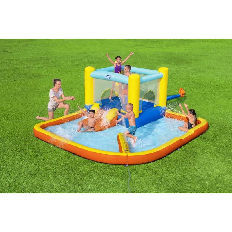 Bestway Bestway H2OGO Beach Bounce Kids Inflatable Outdoor Water Park with Air Blower