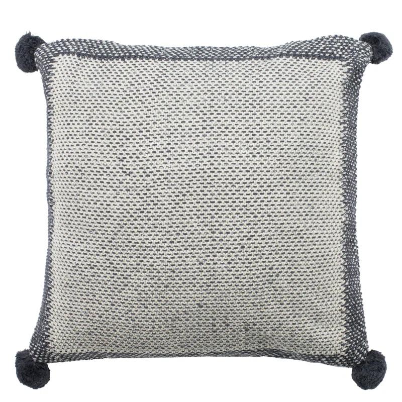 Safavieh Dania Tassels Cotton Reversible Throw Pillow