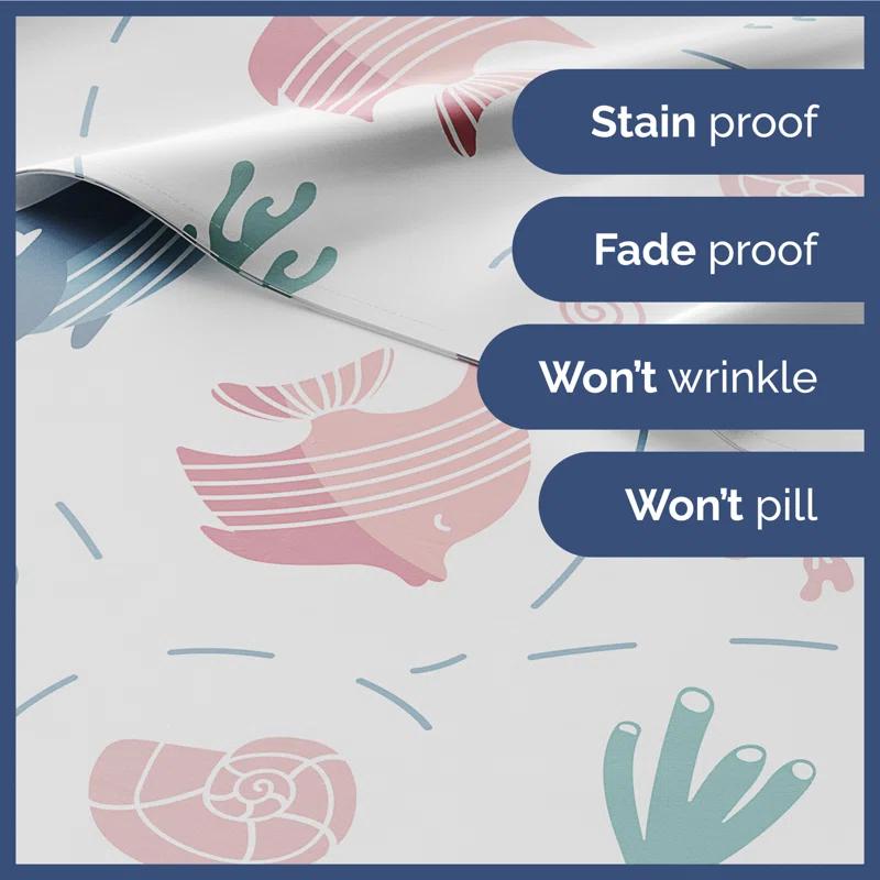 CGK Linens 4 Piece Kids Microfiber Sheet Set - Wrinkle Free - Cute, Cozy, Soft