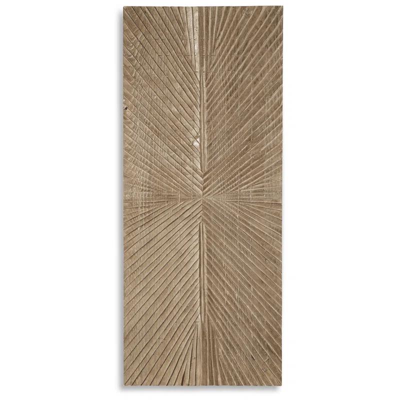 Millwood Pines Aseeb Abstract Wall Decor on Solid Wood