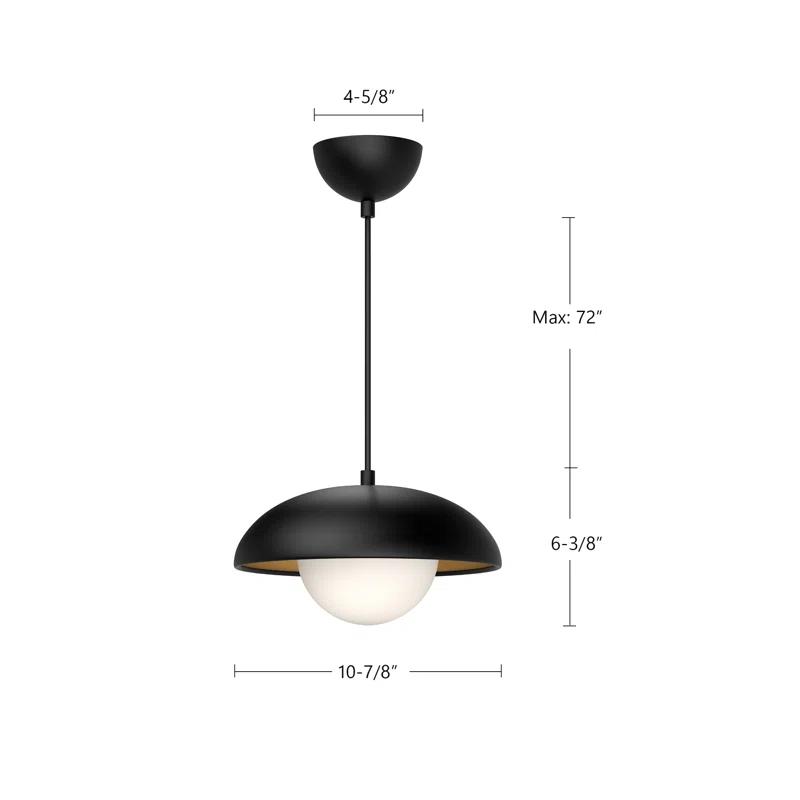 Alessia Single Light Glass Pendant