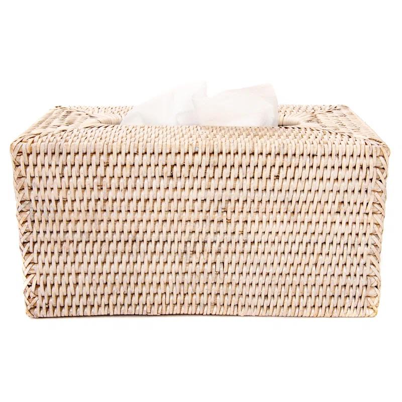 Birch Lane™ Glinda Rattan Long Tissue Box Cover & Reviews | Wayfair