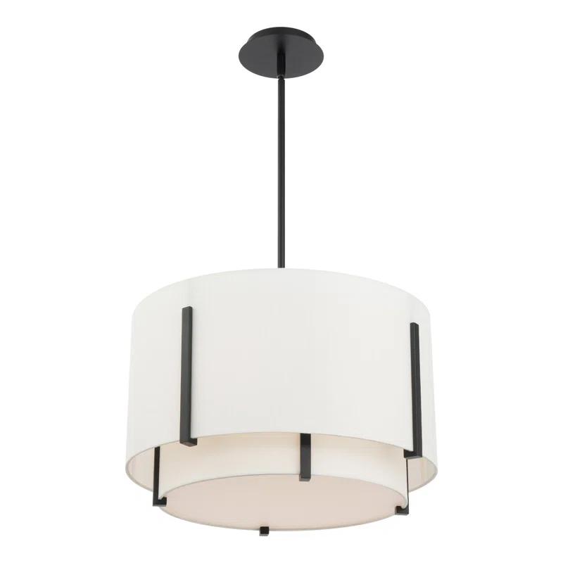 Strum 1 - Light Black LED Drum Pendant