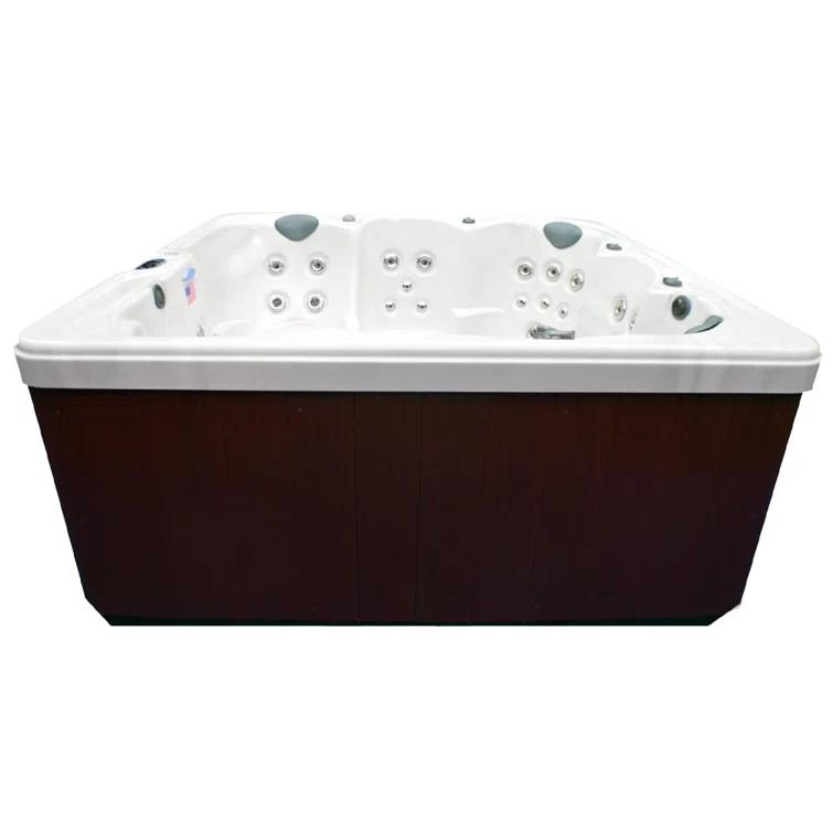 Home and Garden Spas 6-Person 71-Jet Hot Tub with MP3 Auxiliary Output and Ozone & Reviews | Wayfair