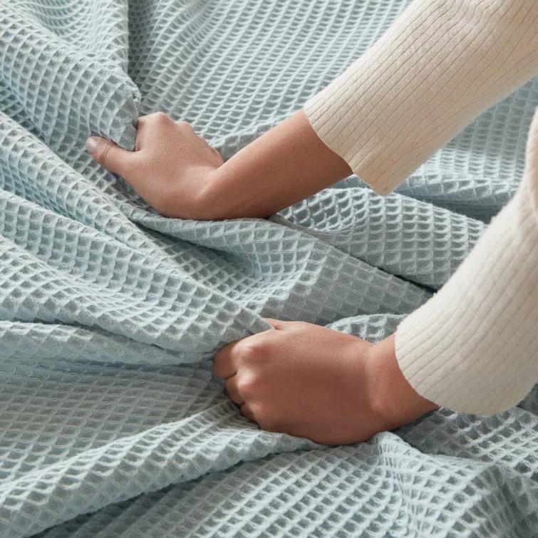 Waffle Weave Cotton Blanket
